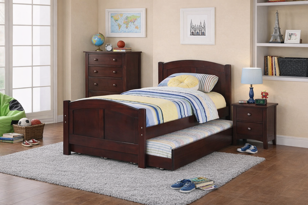 TWIN BED W/TRUNDLE-CHERRY