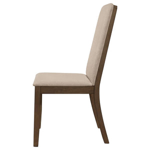  latte twill fabric gives it a light