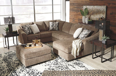 Looking to serve it up family style? Sporting clean, contemporary lines and a highly textural upholstery for a warm, cozy feel, this living set delights with its city chic aesthetic and earthy appeal. Taking neutral to a new level, the heavy textured chen