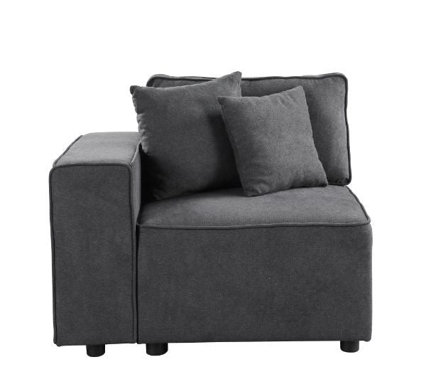 Show your innovative seating arrangements with the Silvester Sectional Sofa. Consisting of separate components that can be arranged at your own, this sectional sofa offers you optimal flexibility. It features tight seat and loose back cushion all in soft 