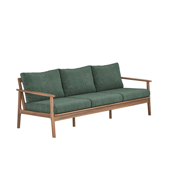 The Ashton Patio Sofa combines durability, comfort, and sleek design, making it the perfect addition to any outdoor space. Crafted from FSC-Certified Acacia solid wood, this sofa offers exceptional strength and natural weather resistance, ensuring it with