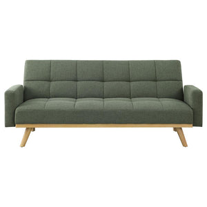 Kourtney - Upholstered Tufted Convertible Sofa Bed - Sage Green