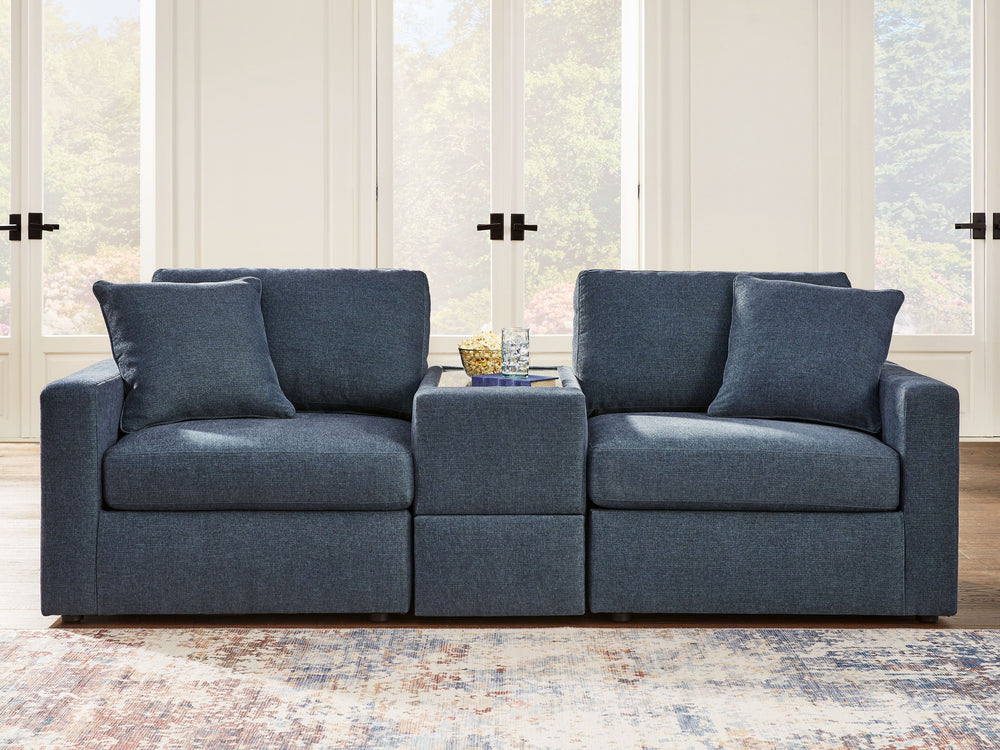 Looking cool and contemporary is great. But when it comes down to it, youâ€™re all about low-maintenance lounging. With the performance fabric on this sectional sofa, cleaning spills is a breeze. Its customizable modular design caters to your ever-changin