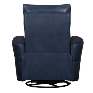 Remmington - Power Swivel Glider Recliner - Vintage Navy