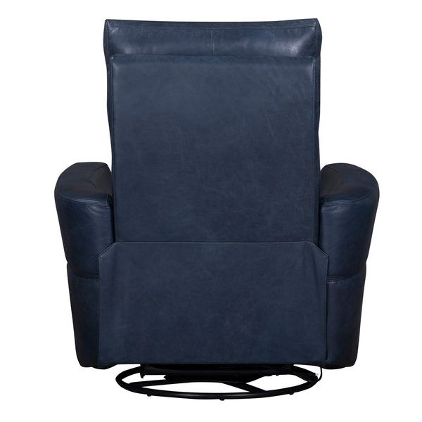 Remmington - Power Swivel Glider Recliner - Vintage Navy