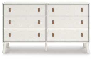 Aprilyn - White - Six Drawer Dresser