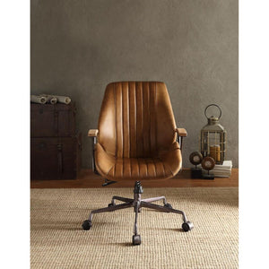 Hamilton - Executive Office Chair - Coffee Top Grain Leather