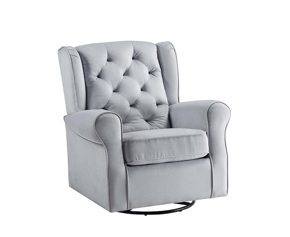 Zeger - Swivel Chair - Gray, Dark - 35-"