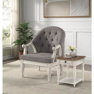Full Foam Belt under Seat Cushion Foam Density: D18 Cushion Thickness: 4-" Button Tufted
