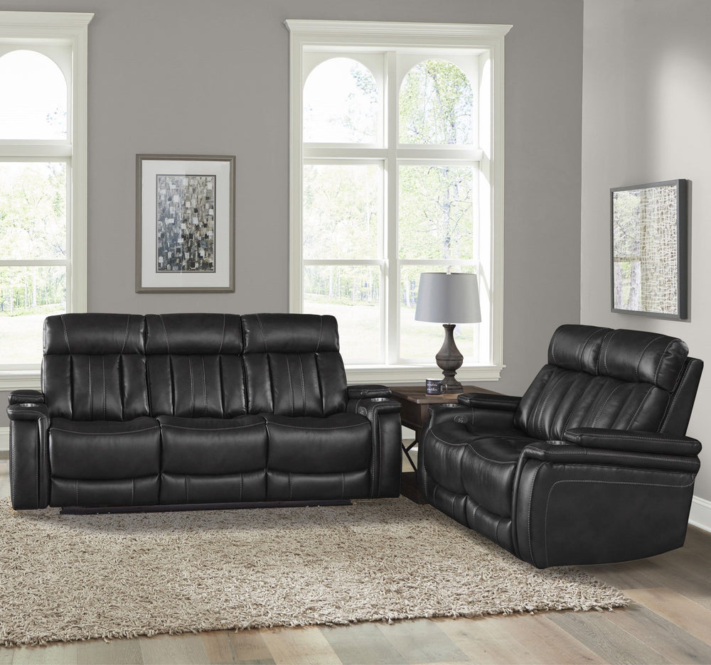 Comfort meets innovation in this inspired Power Reclining Collection. The perfect choice for creating a relaxing environment, this stylish collection features smooth motorized reclining motion and adjustable headrest at just the touch of a button.<br/><br