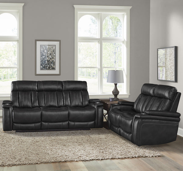 Comfort meets innovation in this inspired Power Reclining Collection. The perfect choice for creating a relaxing environment, this stylish collection features smooth motorized reclining motion and adjustable headrest at just the touch of a button.<br/><br