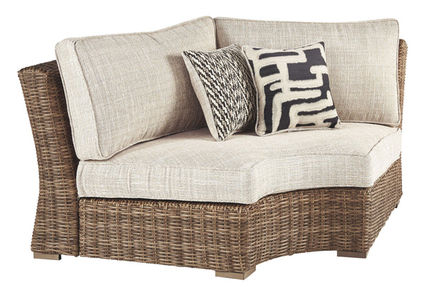 Beachcroft - Beige - 8 Pc. - Sectional Lounge Set