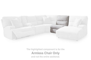 Acklen Place - Pewter - Armless Chair