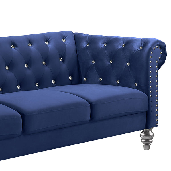 Emma Crystal - Sofa - Royal Blue