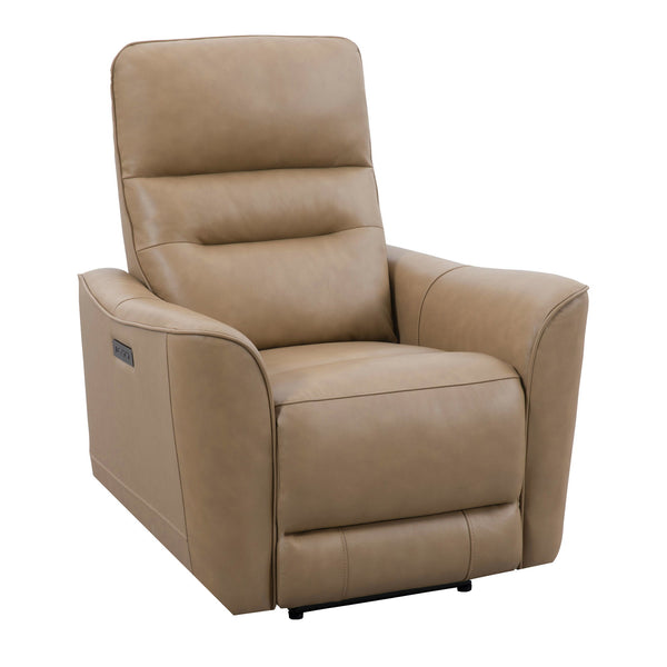 Meet the wall-hugging recliner Taylor, which is designed for space and convenience. It features a zero-gravity power recline and an adjustable power headrest made from durable top-grain leather. Taylor is built with sustainably sourced wood from a solar-p