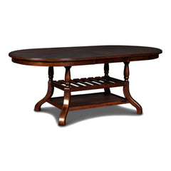 The Bixby Wood Dining Table in Espresso is a sophisticated and versatile piece designed to complement both formal dining rooms and cozy kitchen spaces. Expertly crafted from solid Rubberwood, manufactured woods, and real wood veneers, this table offers ex