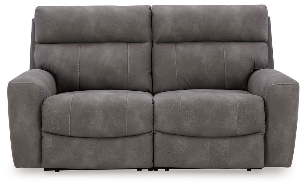 Stylish, adaptable and durable. Your living room is the central hub of your homeâ€”why settle for anything less? With this power reclining sectional loveseat, you can make everyday lounging effortless. A modular design gives you the flexibility to rearran