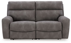 Stylish, adaptable and durable. Your living room is the central hub of your homeâ€”why settle for anything less? With this power reclining sectional loveseat, you can make everyday lounging effortless. A modular design gives you the flexibility to rearran