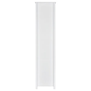 Dylan - 4-Shelf Storage Bookshelf - White High Gloss