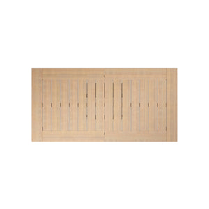 Wesley - Patio Dining Table With Self Storing Leaf - Light Brown