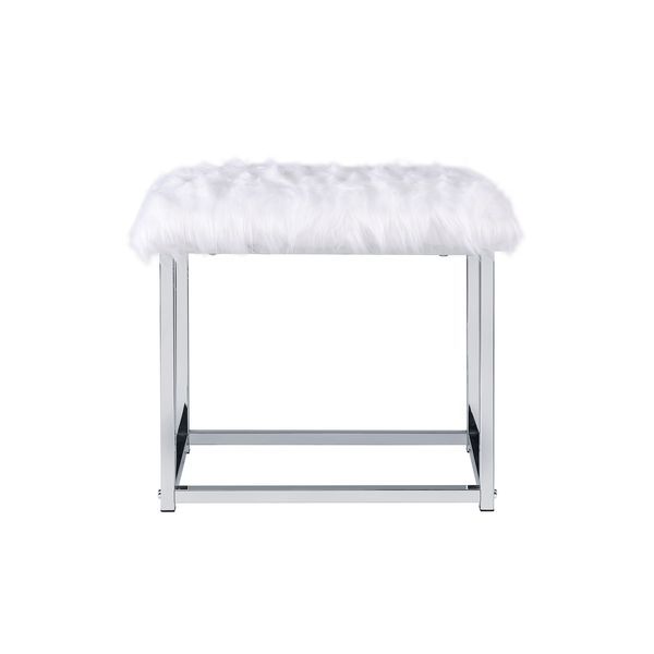 Coleen - Vanity Desk - Chrome Finish