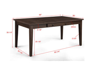 Wagner - 6 Piece Dining Room Set - Brown