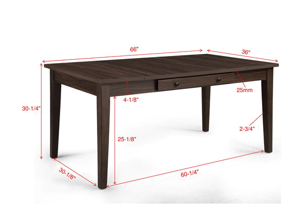 Wagner - 6 Piece Dining Room Set - Brown