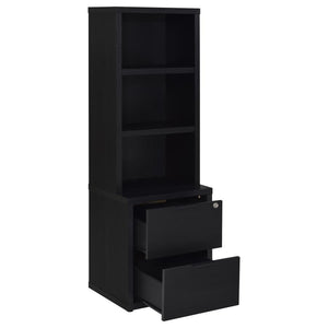  it offers a mix of display and hidden storage options. The top drawer includes a secure locking mechanis