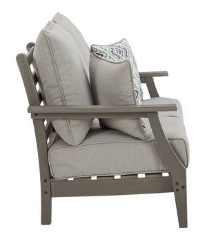 Visola - Gray - 4 Pc. - Outdoor Loveseat
