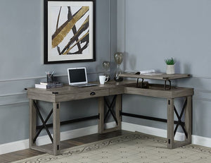 Talmar - Writing Desk - Weathered Gray Finish