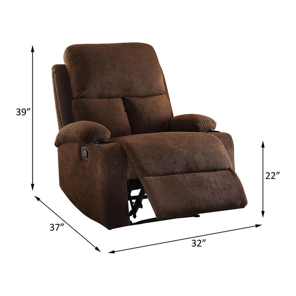Rosia - Recliner - Chocolate Velvet