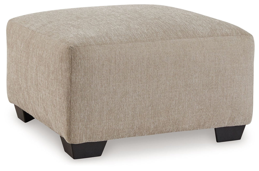 Whether you-'re relaxing solo or lounging with friends and family, this oversized accent ottoman offers plenty of space to kick back in style. Its contemporary silhouette expertly blends an on-trend aesthetic and everyday comfort. And the neutral hue pair