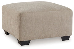 Whether you-'re relaxing solo or lounging with friends and family, this oversized accent ottoman offers plenty of space to kick back in style. Its contemporary silhouette expertly blends an on-trend aesthetic and everyday comfort. And the neutral hue pair