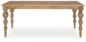  a substantial tabletop and baluster turned legs round out this trend-right piece.<br><br><b>Ad
