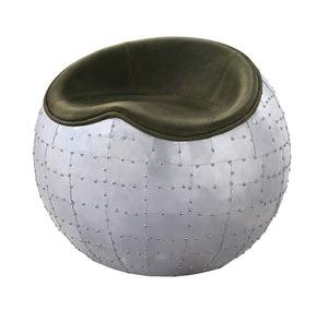  the Brancaster ottoman is a unique accent seat that will look great in any room. The padded seat is upholstered in top grain leather