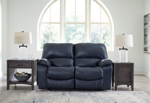  expertly matched leather and faux leather upholstery keeps your style up to speed without breaking the bank. Reclining wit
