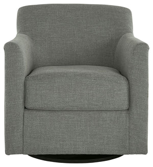Bradney - Gray - Swivel Accent Chair