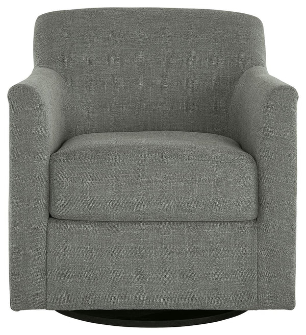 Bradney - Gray - Swivel Accent Chair