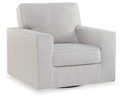 Invest in day-to-day comfort and style with the Olwenburg swivel chair. Decorated with crosshatch-patterned upholstery, the accent piece helps to create an extra-cozy look in your living room or reading nook. And its inviting, versatile design pairs with 