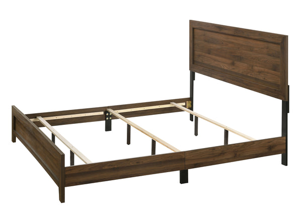 Millie - King 4 Piece Bedroom Set - Brown Cherry