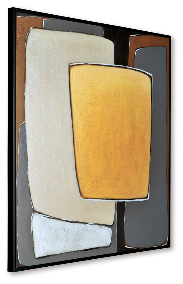  gold and white expertly complement your contemporary aesthetic. Hand-painted so each piece is one of a kind