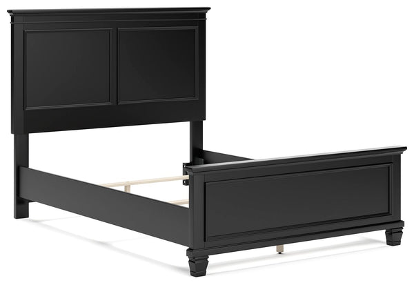 Lanolee - Black - Full Panel Bed