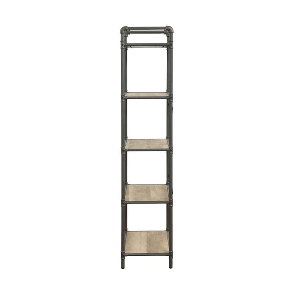  sculptural and ultra modern. Beautified with an antique oak finish