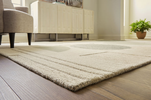 Dallane - Linen / Blue / Green - Large Rug