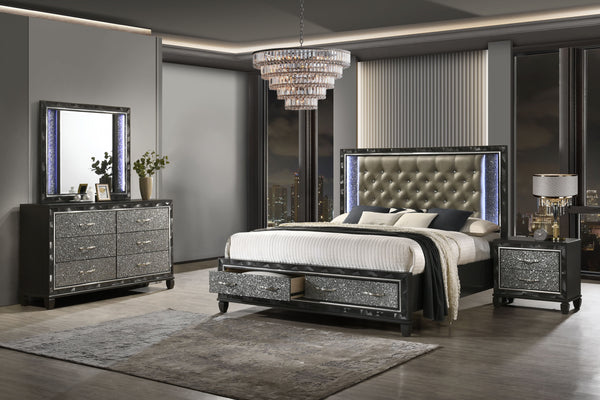 featuring a storage bed
