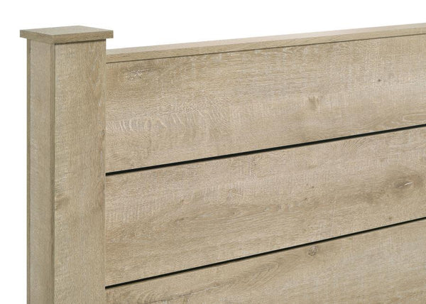 Oakglen - Queen Panel Bed - Weathered Oak