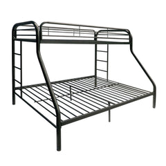 Bring home this Tritan twin over full bunk bed to let your kids enjoy personal space without compromising on style. Superior quality metal for durability, built-in side ladders for easy access, and full length guard rails for safety. Choose from a variety