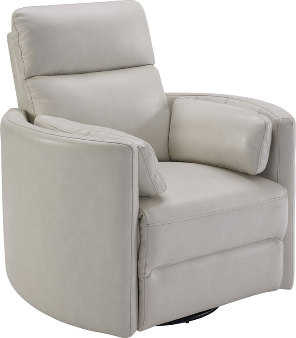 Radius - Powered By Freemotion Cordless Power Swivel Glider Recliner (Set of 2) - Florence Ivory