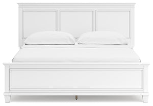 Fortman - White - California King Panel Bed