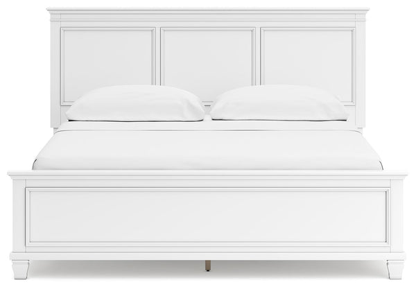 Fortman - White - California King Panel Bed
